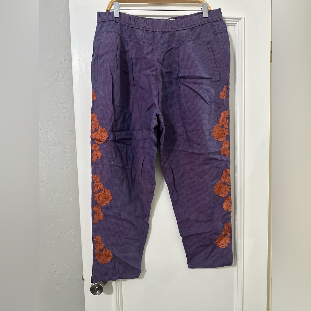 Anthropologie Purple Pants